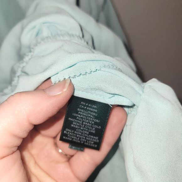 Ralph Lauren Blue Blouson Peasant Top 2X - Picture 5 of 11